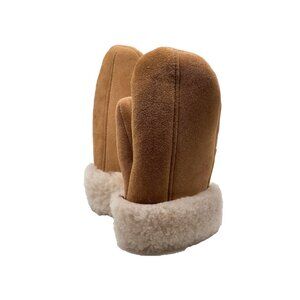 Unisex Shearling Sheepskin Leather Mittens for women